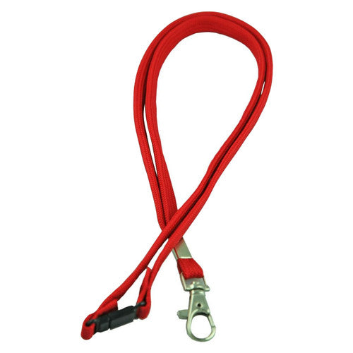 Osmer Lanyard D Clip 45cm Safety Release Red Pack 20 Box of 5