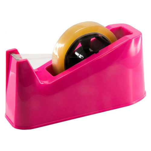 Osmer Tape Dispenser Dual Core Large Hot Pink