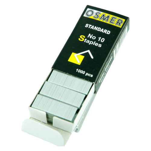 Osmer Staples No.10 Standard Box of 1000 Carton of 20