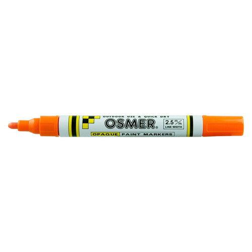 Osmer Opaque Paint Marker Broad Tip Orange Box of 12