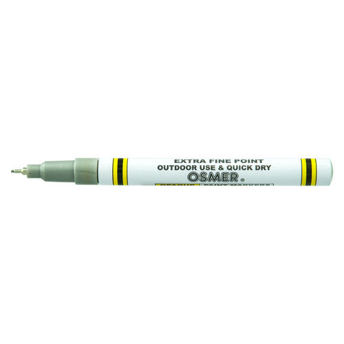 Osmer Opaque Paint Marker Extra Fine Tip Silver Box of 12