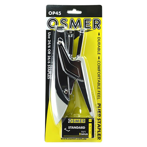 Osmer Plier Stapler with Staples 26/6 Box of 1000