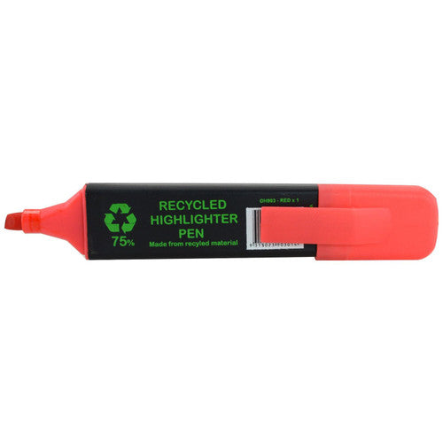 Osmer Recycled Highlighter Red Box of 48