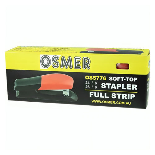 Osmer Soft Touch Full Strip Stapler 26/6 and 24/6 Assorted Pack of 12