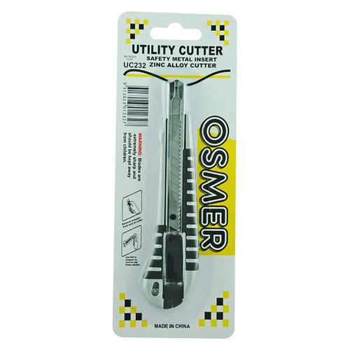 Osmer Utility Cutter Narrow Blade Alloy Auto Lock