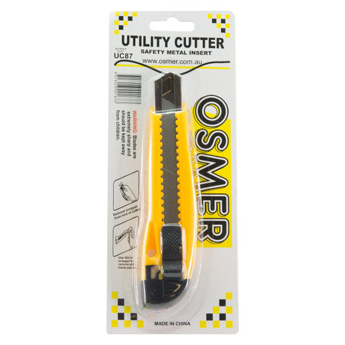Osmer Utility Cutter Safety Metal Insert Box of 12