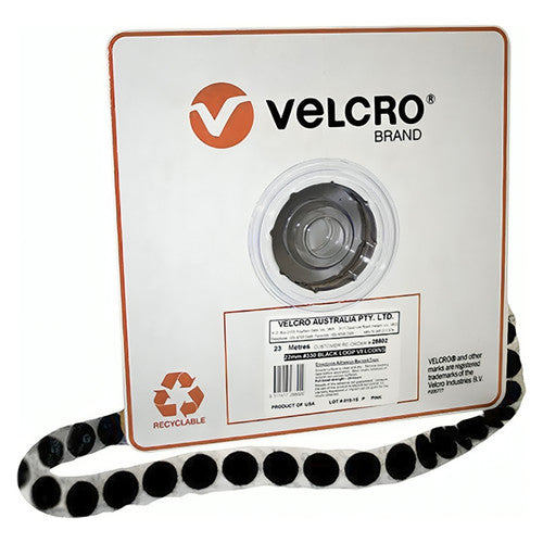 Osmer Velcro Brand Loop Only 22mm 900 Spots Black