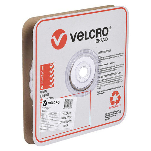 Osmer Velcro Brand Loop Only 22mm 900 Spots White