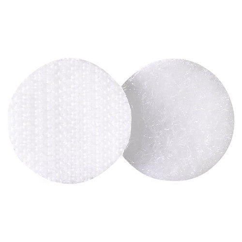 Osmer Velcro Brand Self Adhesive Handy Hook and Loop Dots 22mm White Pack of 12