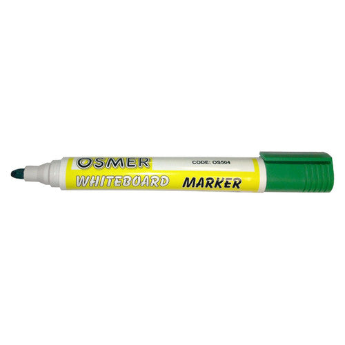 Osmer Whiteboard Marker Bullet Tip Green Box of 144
