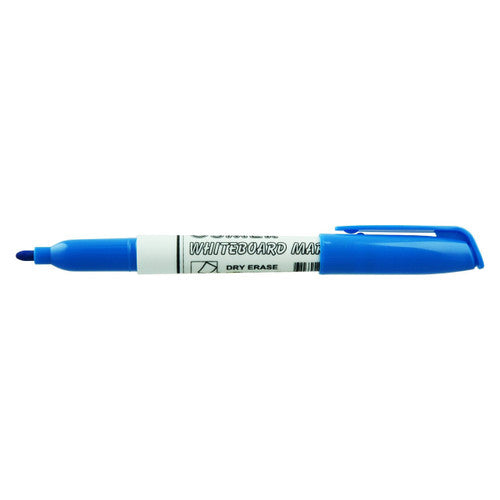 Osmer Whiteboard Marker Fine Bullet Tip Assorted Wallet of 4 Pack of 12