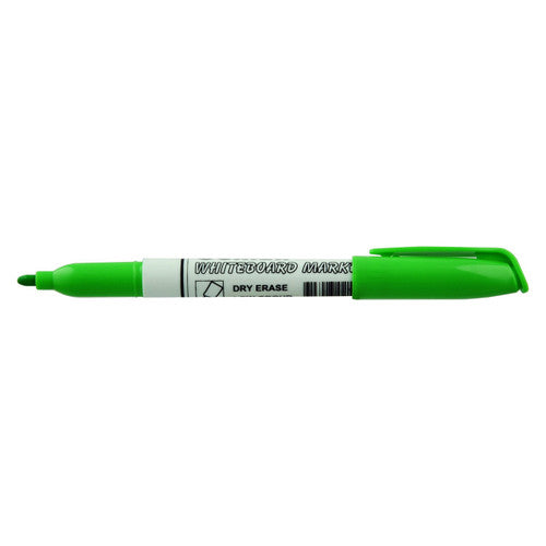 Osmer Whiteboard Marker Fine Bullet Tip Assorted Wallet of 4 Pack of 12