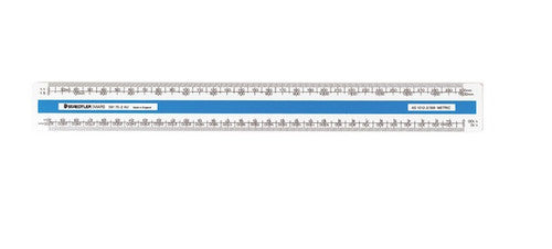 Staedtler Mars Oval 300mm Scale Ruler AS1212-2 561 70-2