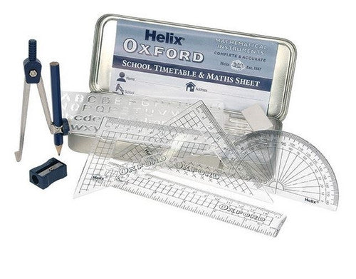 Helix Oxford Economy Maths Set Blue