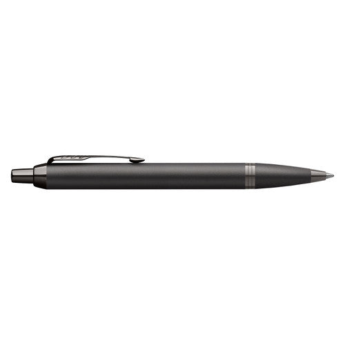 Parker IM Monochrome Ballpoint Pen Gun Metal Stainless Steel Medium Tip