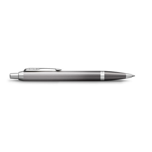 Parker IM Writing Rituals Ballpoint Pen Grey Lacquer and Chrome Trim Medium Tip
