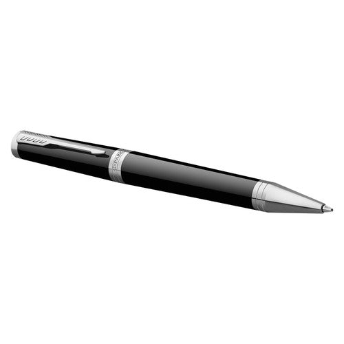 Parker Ingenuity Ballpoint Pen Black Lacquer and Chrome Trim Medium Tip