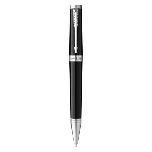 Parker Ingenuity Ballpoint Pen Black Lacquer and Chrome Trim Medium Tip