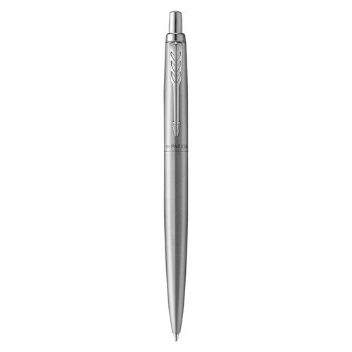 Parker Jotter XL Monochrome Ballpoint Pen Stainless Steel Grey Trim Medium Tip