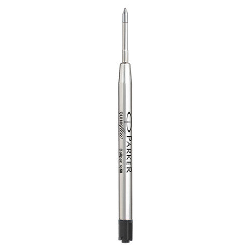 Parker QuinkFlow Ballpoint Refill Black Medium Pack of 3