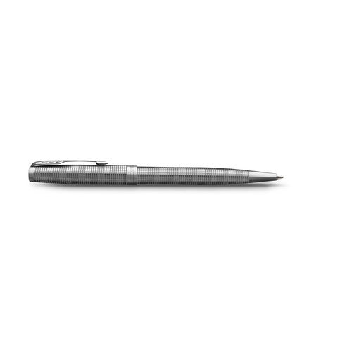 Parker Sonnet Cisele Ballpoint Pen Palladium Chrome Trim Medium Tip