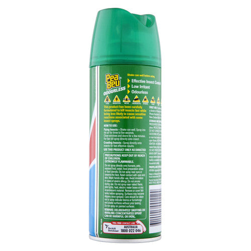 Pea Beu Flying Insect Killer Aerosol Spray Odourless 250g Pack of 9