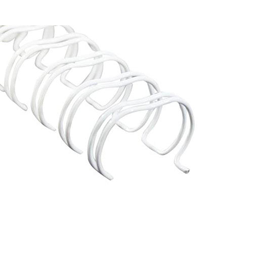 PHE 11mm White Wire Binding 3:1 Pitch 34 Loop A4 Box of 100 Gold Sovereign