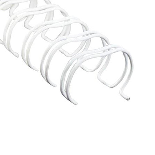 PHE 19mm White Wire Binding 2:1 Pitch 23 Loop A4 Box of 50 Gold Sovereign