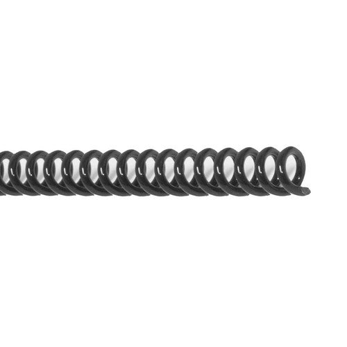 PHE 38mm Black Plastic Spiral Binding 4:1 Pitch 48 Loop A4 Box of 25 Gold Sovereign