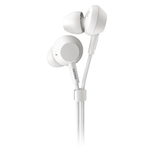 Philips In-Ear Wired Earbud with Bass White