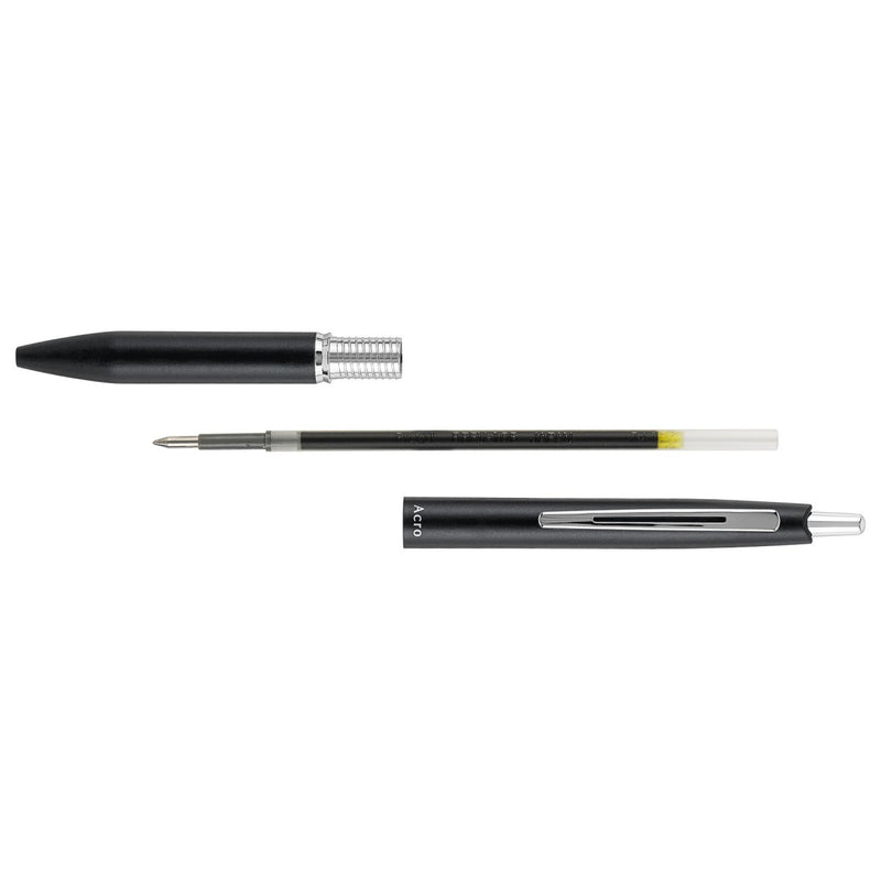 PILOT Acro 1000 Retractable Ballpoint Extra Fine Black Barrel Silver Accent Black Ink – view 2