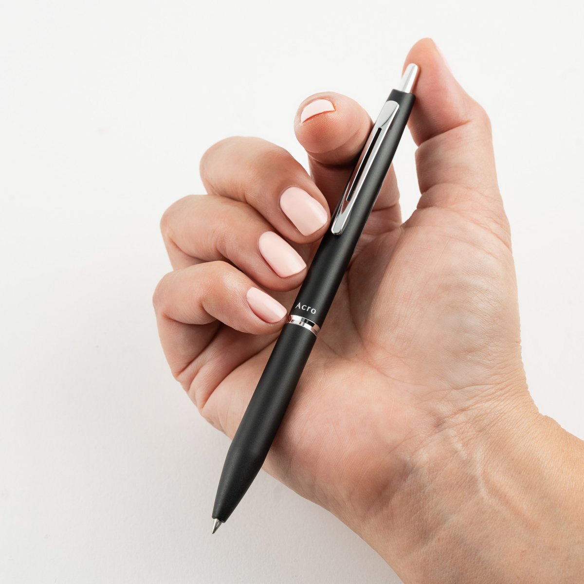 PILOT Acro 1000 Retractable Ballpoint Extra Fine Black Barrel Silver Accent Black Ink – view 4