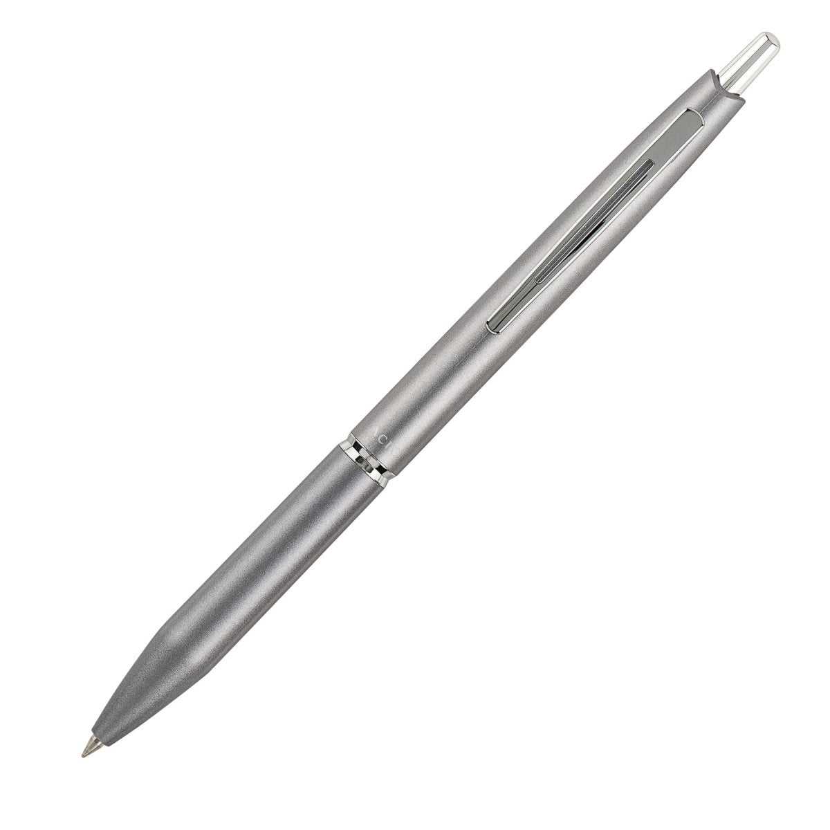 PILOT Acro 1000 Retractable Ballpoint Extra Fine Metallic Grey Barrel Silver Accent Black Ink