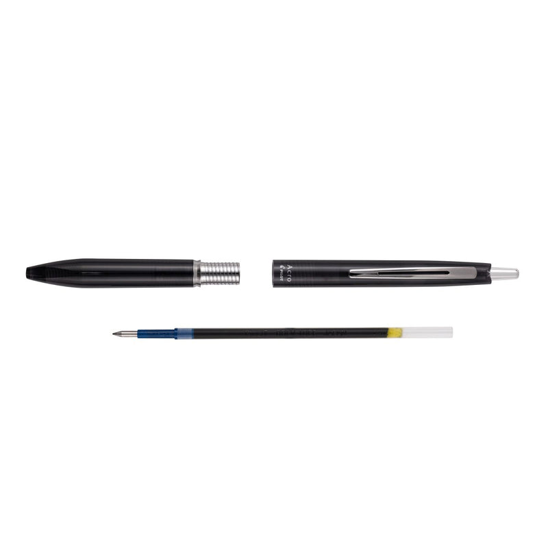 PILOT Acro 300 Hybrid Ballpoint Pen Extra Fine Clear Black Barrel Black Ink Box of 10 – view 3