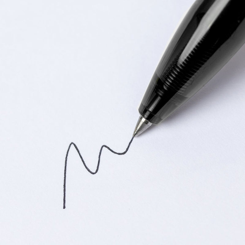 PILOT Acro 300 Hybrid Ballpoint Pen Extra Fine Clear Black Barrel Black Ink Box of 10 – view 4