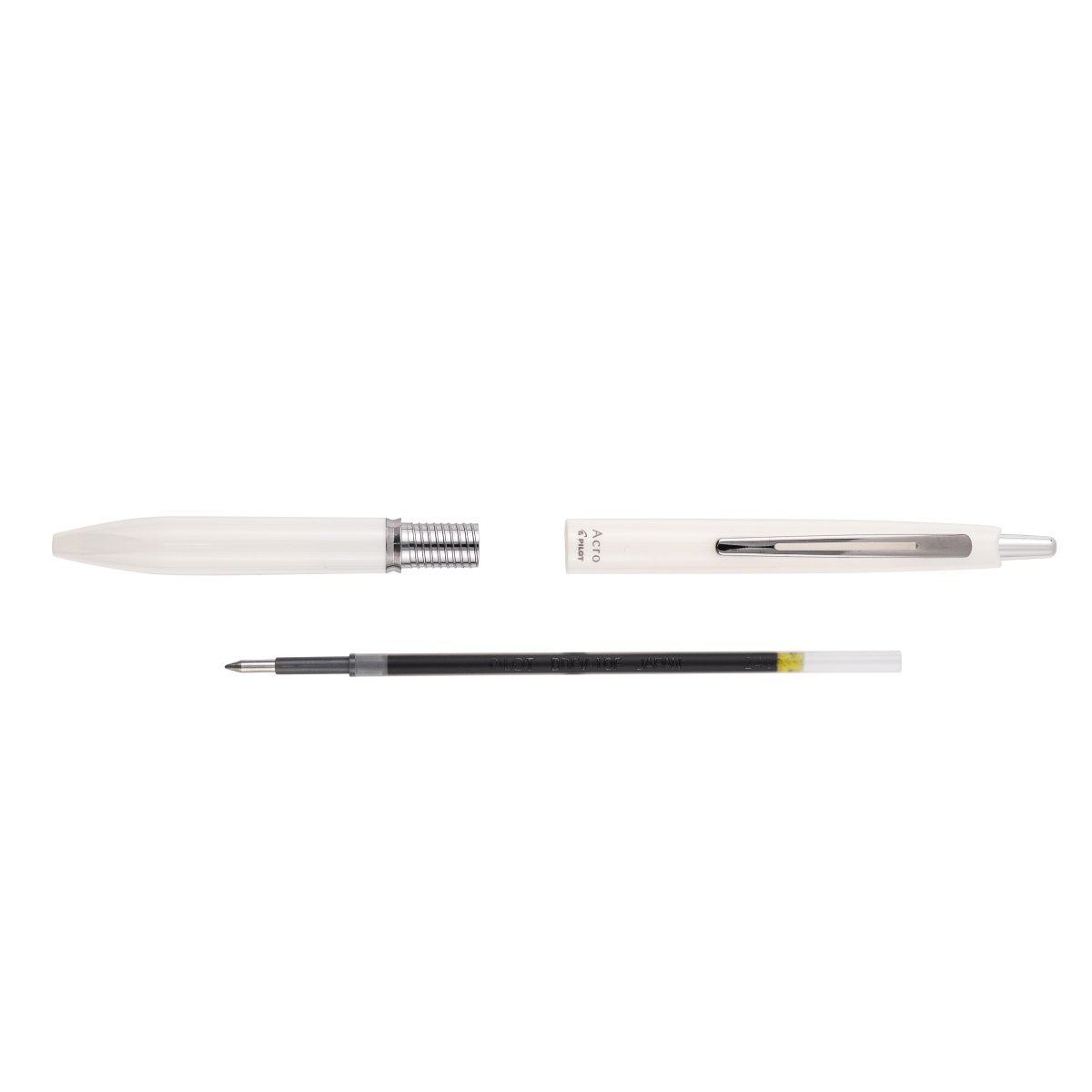 PILOT Acro 300 Hybrid Ballpoint Pen Extra Fine White Barrel Black Ink Box of 10 – view 3