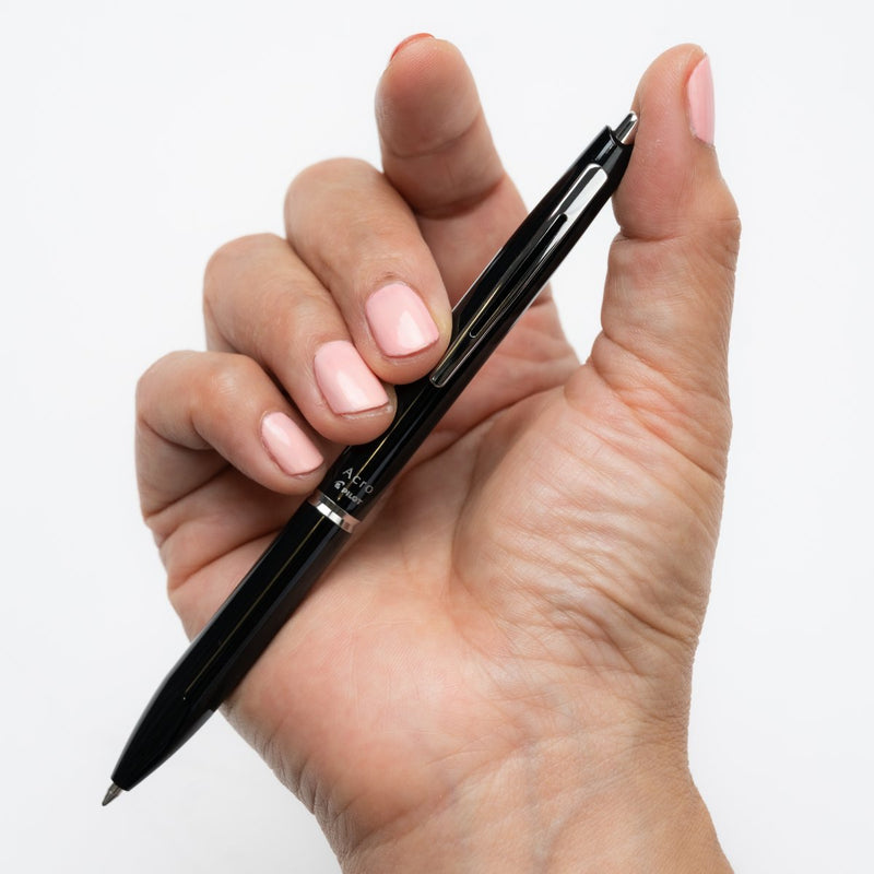PILOT Acro 300 Hybrid Ballpoint Pen Fine Black Barrel Black Ink Box of 10 – view 2