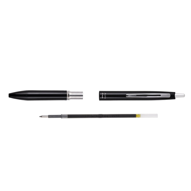 PILOT Acro 300 Hybrid Ballpoint Pen Fine Black Barrel Black Ink Box of 10 – view 3