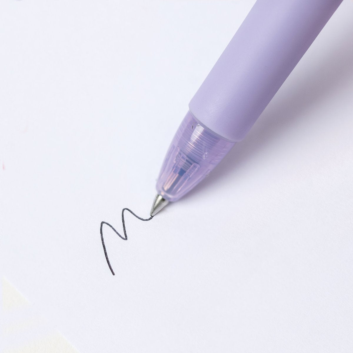 PILOT Acroball 150 Hybrid Retractable Ballpoint Extra Fine Purple Barrel Black Ink Box of 10 – view 2