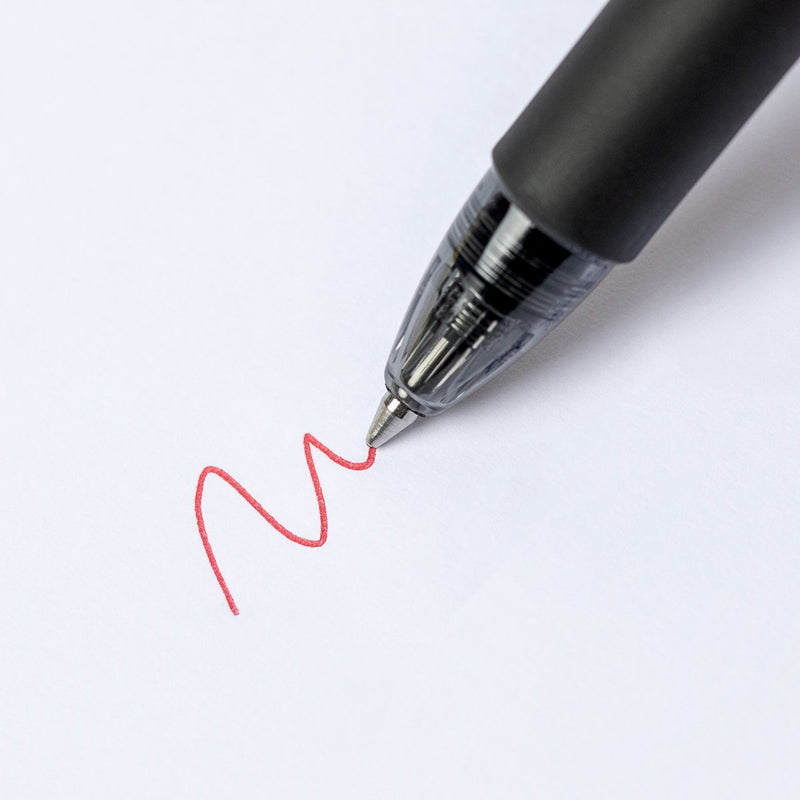 PILOT Acroball 150 Hybrid Retractable Ballpoint Fine Black Barrel Red Ink Box of 10 – view 3
