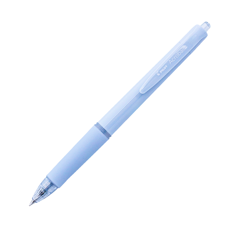 PILOT Acroball 150 Hybrid Retractable Ballpoint Fine Light Grey Barrel Black Ink Box of 10