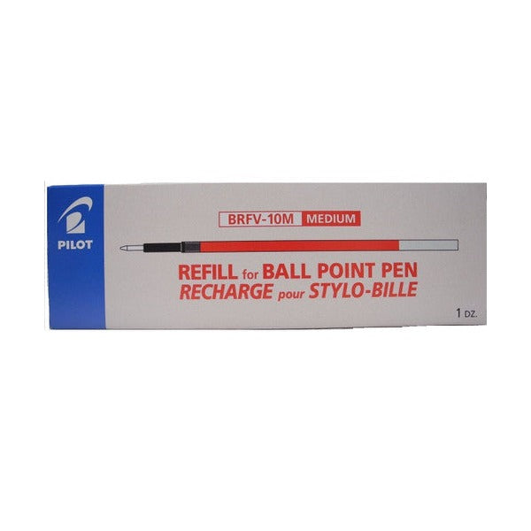 Pilot Acroball Ballpoint Refill 1.0mm Red Box of 12