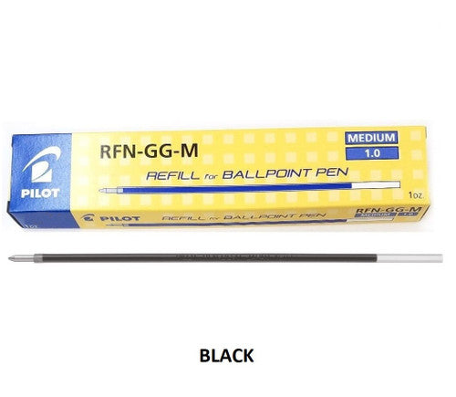 Pilot Ballpoint Pen Stick Refill 1.0mm Black Box of 12