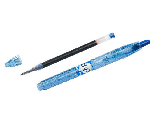 Pilot BegreeN B2P Retractable Rollerball Gel Pen Extra Fine Blue Box of 10 – view 3