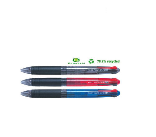 Pilot BegreeN Feed GP4 4 in 1 Retractable Ballpoint Pen Medium Black Barrel Box of 10 – view 2