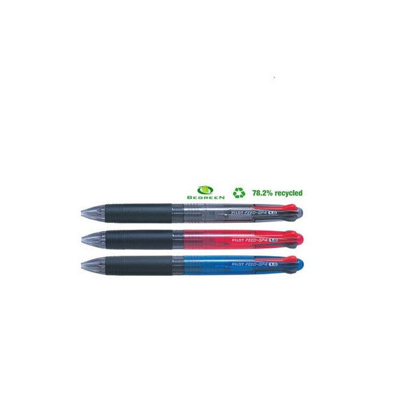 Pilot BegreeN Feed GP4 4 in 1 Retractable Ballpoint Pen Medium Black Barrel Box of 10 – view 2