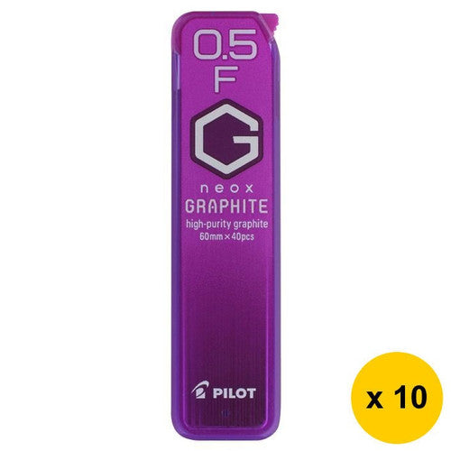 Pilot BegreeN G Neox Graphite Lead Refill F 0.5mm 40's Pack of 10