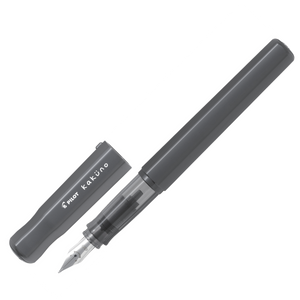 PILOT BegreeN Kakuno Fountain Pen Medium Nib Grey Cap - new packaging