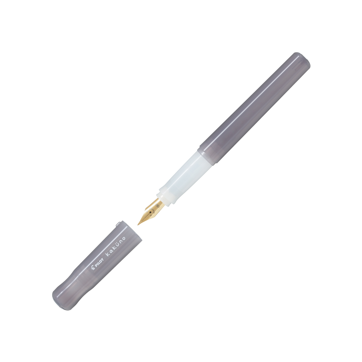 PILOT BegreeN Kakuno Madoromi Fountain Pen Medium Nib Grey – view 2