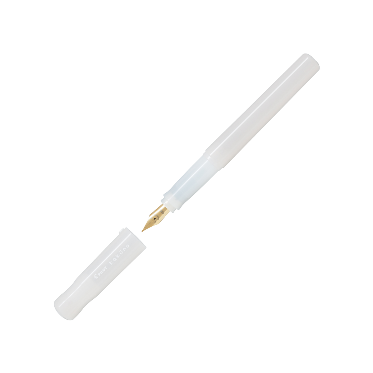 PILOT BegreeN Kakuno Madoromi Fountain Pen Medium Nib White – view 2